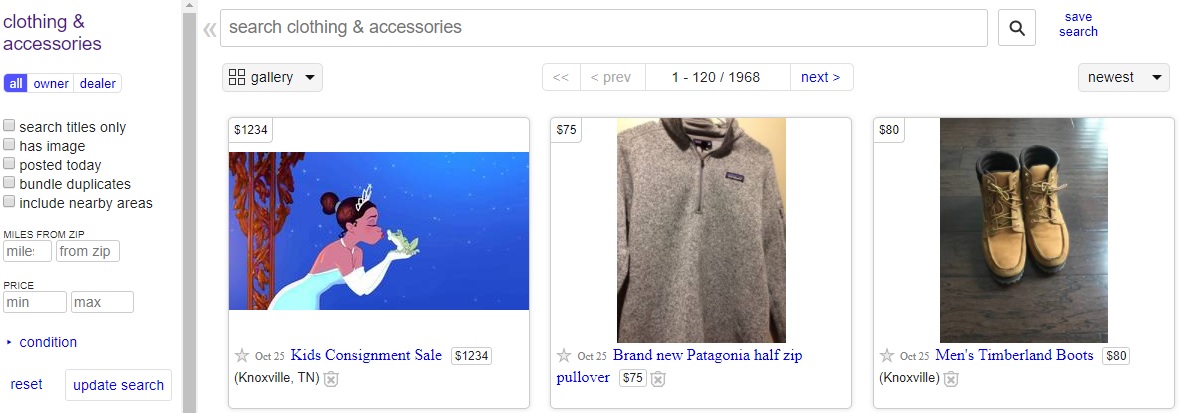 Sell Clothes Online